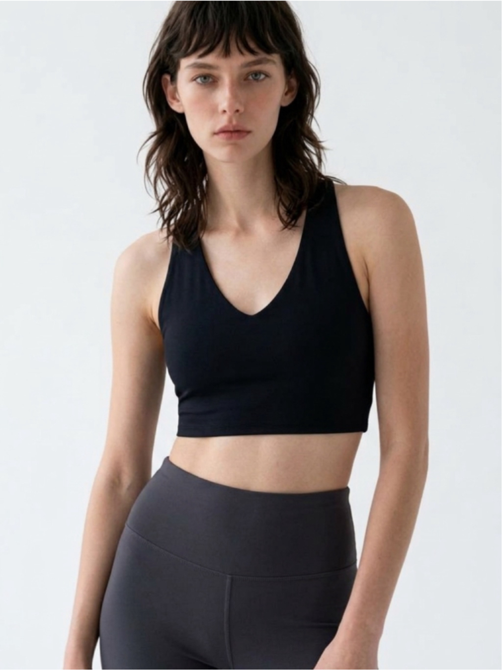 OFFLINE by Aerie Real Me Recharge Racerback Sports Bra Black XXL